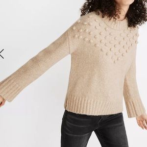 Madewell Placed Bobble Mockneck Sweater